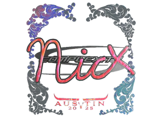 Sticker | nicx (Holo) | Austin 2025
