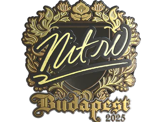 Sticker | nitr0 (Gold) | Budapest 2025