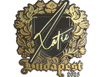 Sticker | XotiC (Gold) | Budapest 2025 image