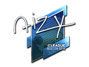Sticker | aizy (Foil) | Boston 2018 image