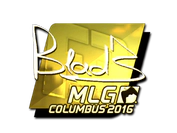 Sticker | B1ad3 (Gold) | MLG Columbus 2016 image