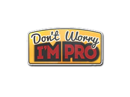 Sticker | Don't Worry, I'm Pro image