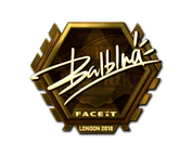 Sticker | balblna (Gold) | London 2018 image