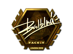 Sticker | balblna (Gold) | London 2018 image
