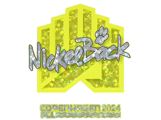 Sticker | NickelBack (Glitter) | Copenhagen 2024