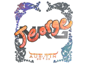 Sticker | jeorge (Holo) | Austin 2025 image