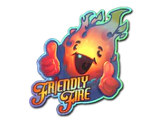 Sticker | Friendly Fire (Holo) image