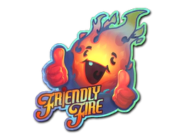 Sticker | Friendly Fire (Holo) image