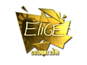 Sticker | EliGE (Gold) | Cologne 2016 image