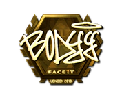 Sticker | bodyy (Gold) | London 2018 image