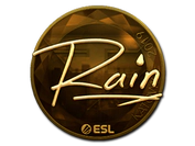 Sticker | rain (Gold) | Katowice 2019 image