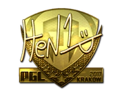 Sticker | HEN1 (Gold) | Krakow 2017 image