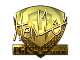 Sticker | HEN1 (Gold) | Krakow 2017 image