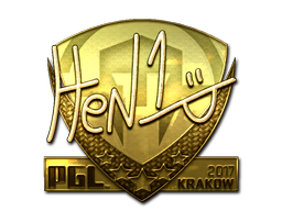 Sticker | HEN1 (Gold) | Krakow 2017 image