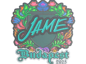 Sticker | Jame (Embroidered) | Budapest 2025 image