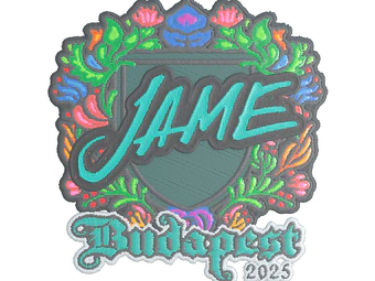 Sticker | Jame (Embroidered) | Budapest 2025 image