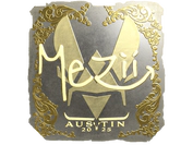 Sticker | mezii (Gold) | Austin 2025 image