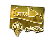 Sticker | GruBy (Gold) | Cologne 2015 image