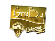 Sticker | GruBy (Gold) | Cologne 2015 image