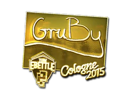 Sticker | GruBy (Gold) | Cologne 2015 image