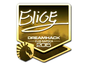 Sticker | EliGE (Gold) | Cluj-Napoca 2015 image