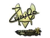 Sticker | ZywOo (Gold) | Antwerp 2022 image