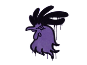 Sealed Graffiti | Cocky (Monster Purple) image