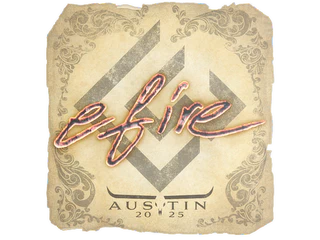 Sticker | efire | Austin 2025
