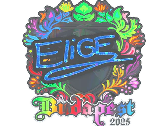 Sticker | EliGE (Holo) | Budapest 2025 image