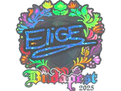 Sticker | EliGE (Holo) | Budapest 2025 image