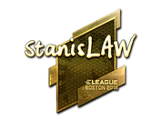 Sticker | stanislaw (Gold) | Boston 2018 image