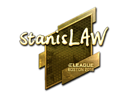 Sticker | stanislaw (Gold) | Boston 2018 image