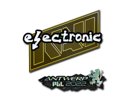Sticker | electronic (Glitter) | Antwerp 2022 image