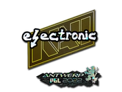 Sticker | electronic (Glitter) | Antwerp 2022 image