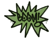 Sealed Graffiti | BOOM (Battle Green) image