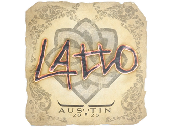 Sticker | latto | Austin 2025 image