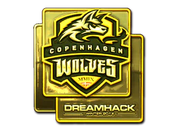 Sticker | Copenhagen Wolves (Gold) | DreamHack 2014 image