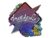 Sticker | dav1deuS (Glitter) | Rio 2022 image