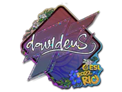 Sticker | dav1deuS (Glitter) | Rio 2022 image
