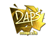Sticker | daps (Gold) | Cologne 2016 image