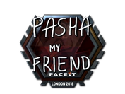 Sticker | pashaBiceps (Foil) | London 2018 image