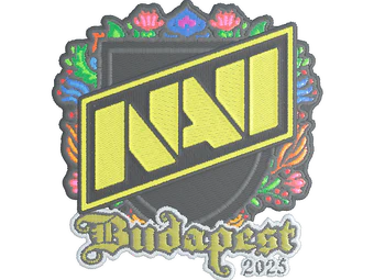 Sticker | Natus Vincere (Embroidered) | Budapest 2025 image