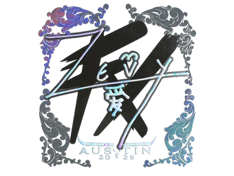 Sticker | zevy (Holo) | Austin 2025 image