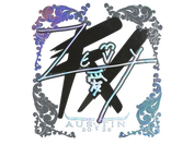 Sticker | zevy (Holo) | Austin 2025 image