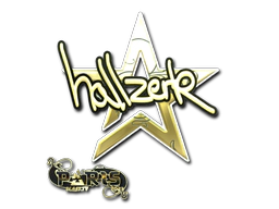 Sticker | hallzerk (Gold) | Paris 2023 image