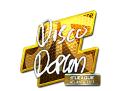 Sticker | disco doplan (Foil) | Atlanta 2017 image