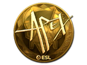 Sticker | apEX (Gold) | Katowice 2019 image