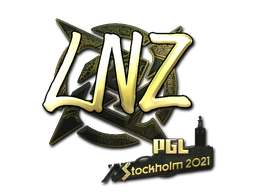 Sticker | LNZ (Gold) | Stockholm 2021 image