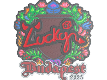 Sticker | Lucky (Embroidered) | Budapest 2025 image