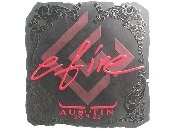 Sticker | efire (Foil) | Austin 2025 image